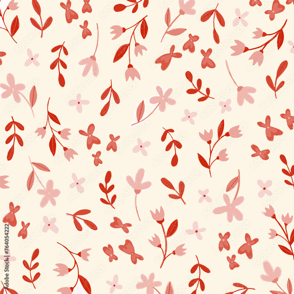 Pattern flower floral spring blossom illustration vector fabric textile design leaf leaves Pattern flower floral spring blossom illustration vector fabric textile design leaf leaves