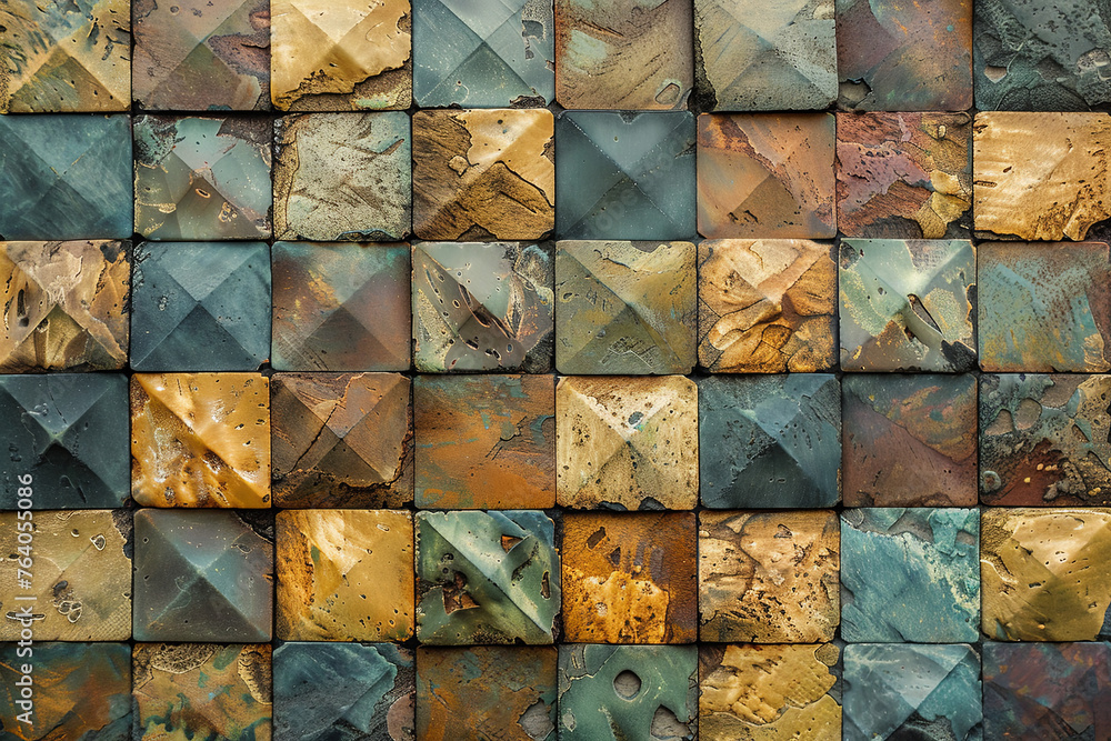 Abstract tiles texture pattern for background