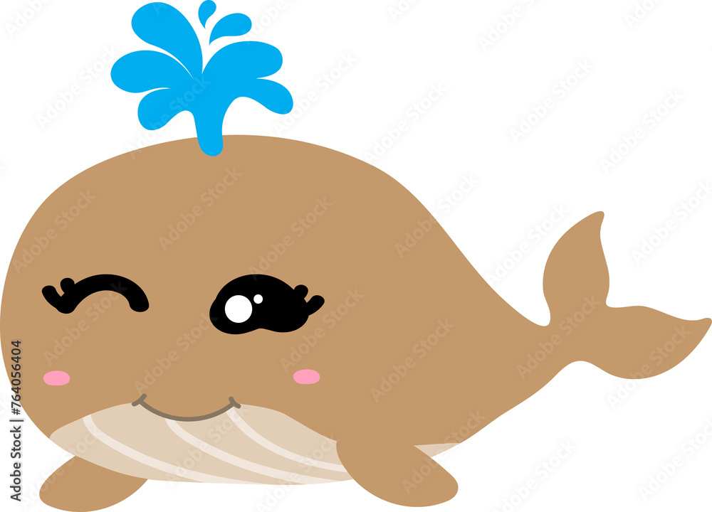 cute whale cartoon, sea animal cute whale cartoon, sea animal