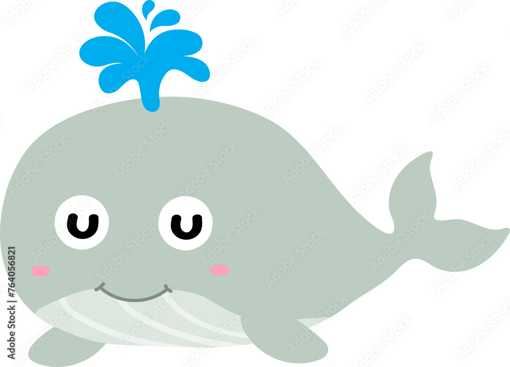 cute whale cartoon, sea animal cute whale cartoon, sea animal