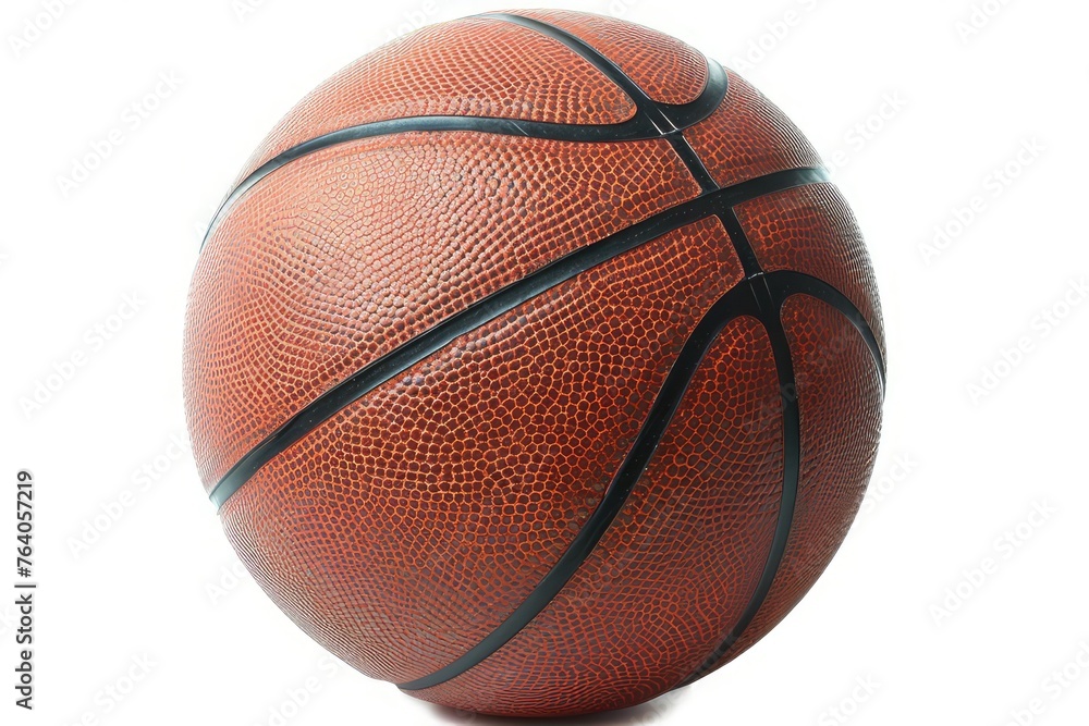 Ball basketball isolated as a sports on over white background
