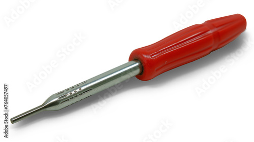 Isolated screwdrivers captured in high resolution against a white backdrop. © Graphic Grow