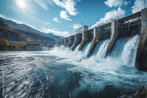 Green Energy from Hydroelectric Dam, Eco-Friendly Power Source
