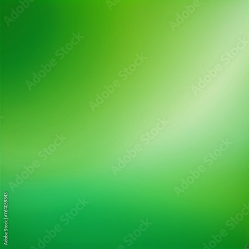 Serene gradient of green hues with a luminous light