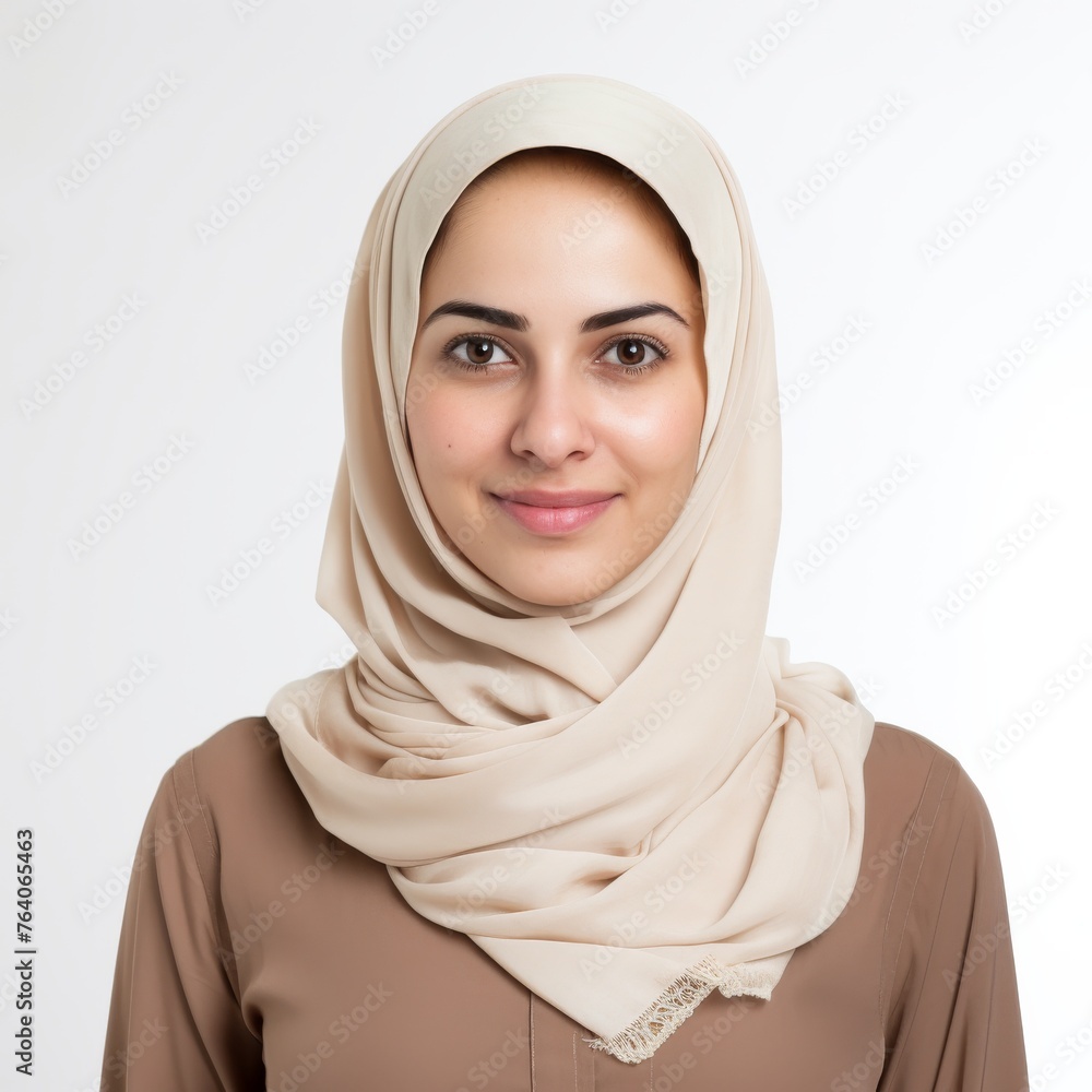 Portrait of a young Middle Eastern woman in a hijab Portrait of a young Middle Eastern woman in a hijab