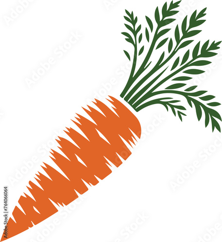 carrots  silhouette style  Design 