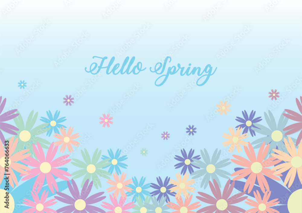 spring floral flower background design