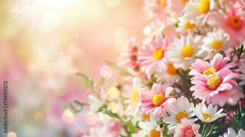 Generate a photo of flower spring holiday background