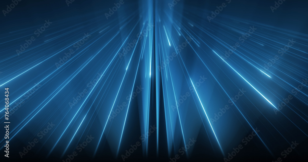 Abstract tech backdrop features parallel blue lines, representing seamless data transfer in cutting-edge communication technology. Abstract tech backdrop features parallel blue lines, representing seamless data transfer in cutting-edge communication technology.