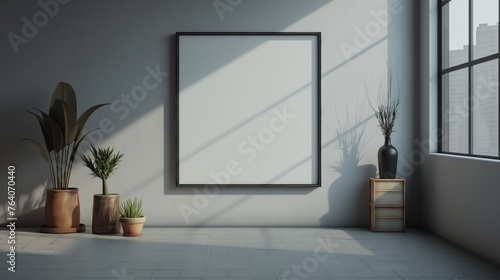 frame mockup for poster