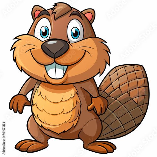 beaver cartoon illustration