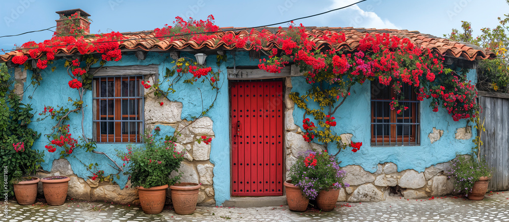 Φωτογραφία traditional house in the village of island