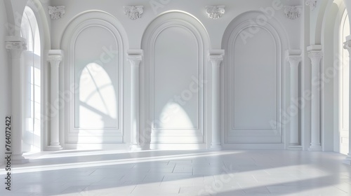 interior of white