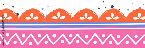 Colourful Easter pattern. Modern banner design. Vector illustration © Karolina Madej