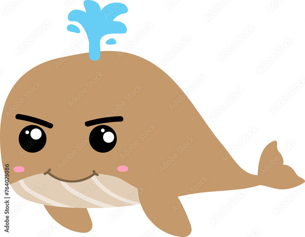 cute whale cartoon, sea animal cute whale cartoon, sea animal