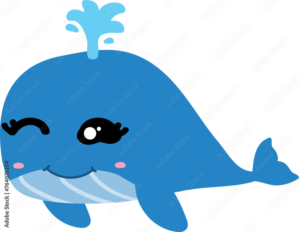 cute whale cartoon, sea animal cute whale cartoon, sea animal
