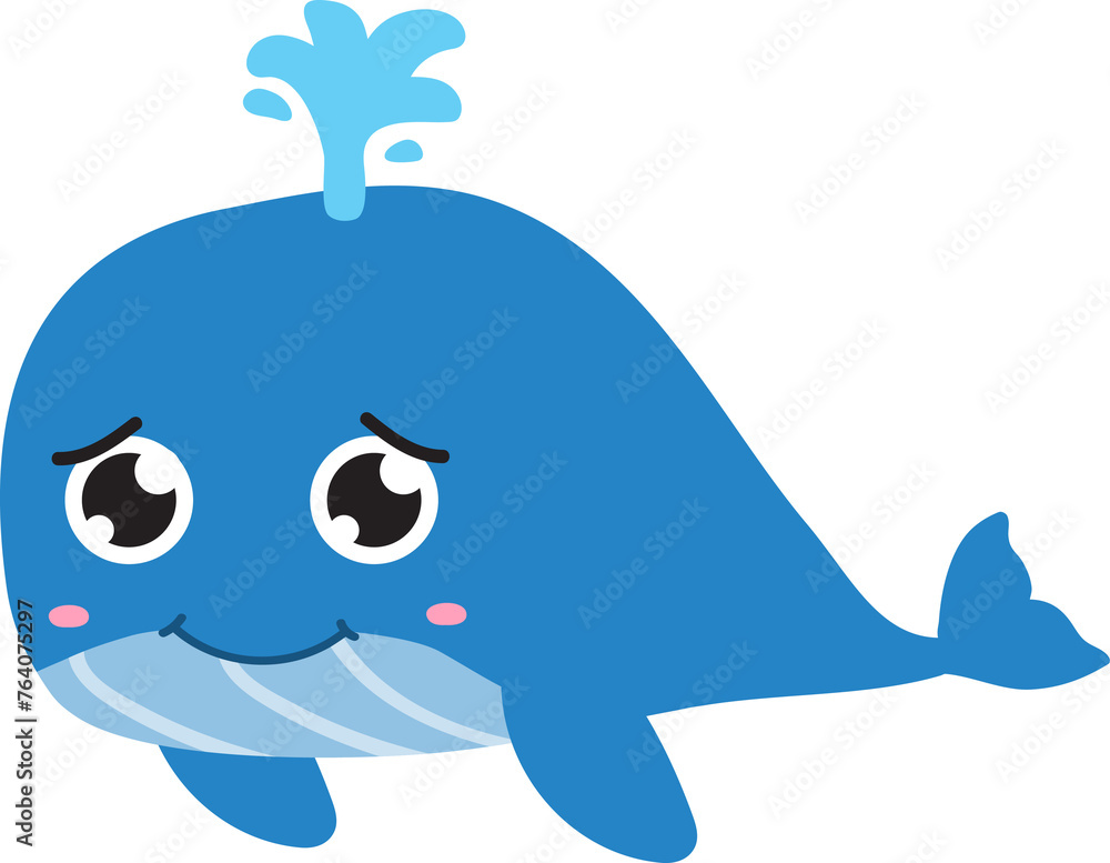 cute whale cartoon, sea animal cute whale cartoon, sea animal