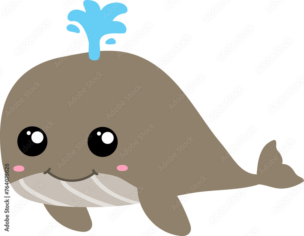 cute whale cartoon, sea animal cute whale cartoon, sea animal