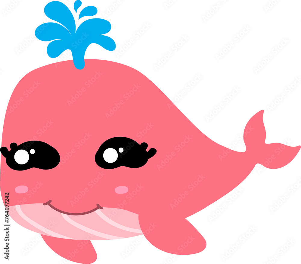 cute whale cartoon, sea animal cute whale cartoon, sea animal