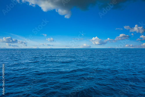 sea water and sky,perfect sky and water of ocean