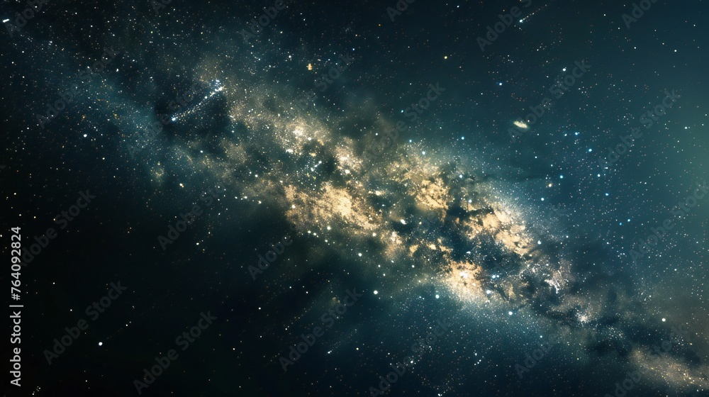 Milky Way panorama offering a glimpse into the mysteries of the universe.