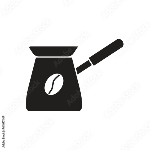 coffe pot icon line new template