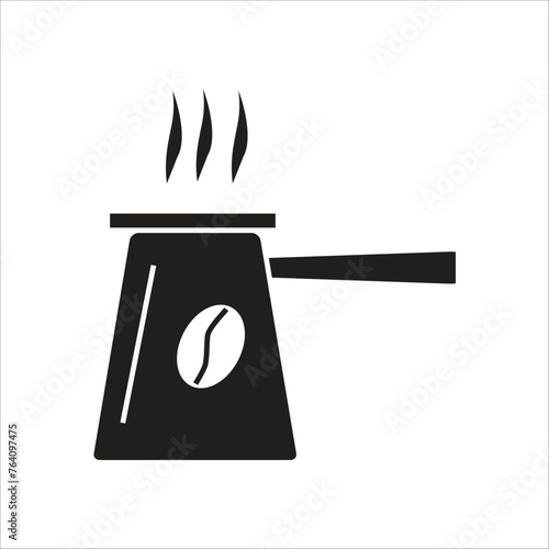 coffe pot icon line new template
