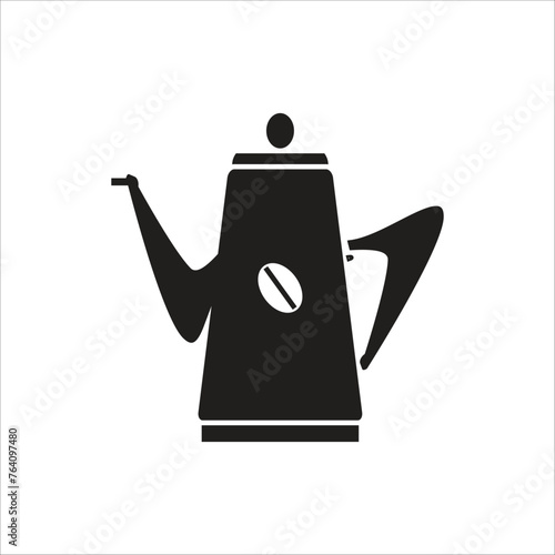 coffe pot icon line new template