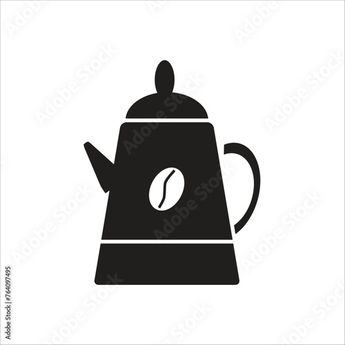coffe pot icon line new template