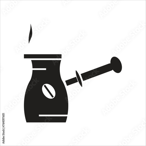 coffe pot icon line new template