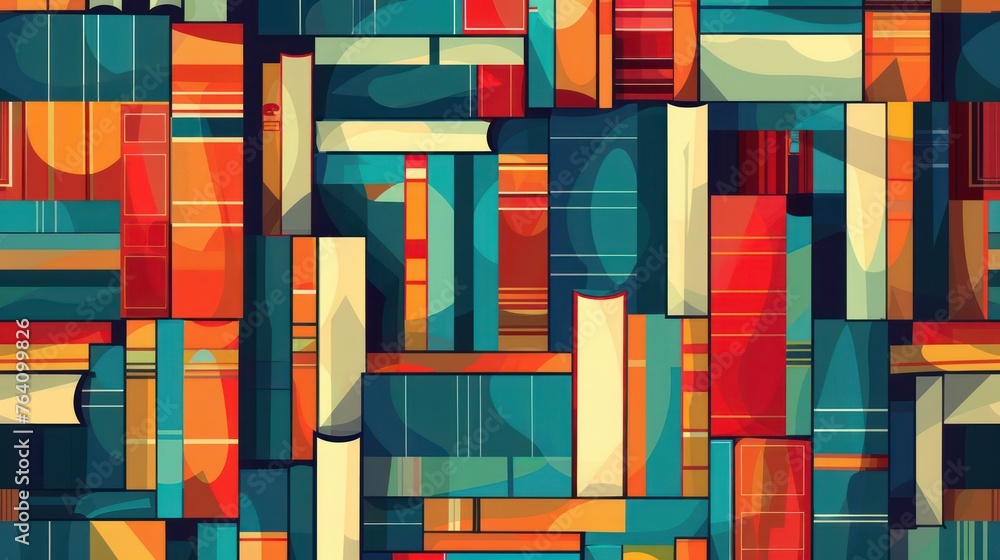 abstract book background in minimalist vector style, for education ...