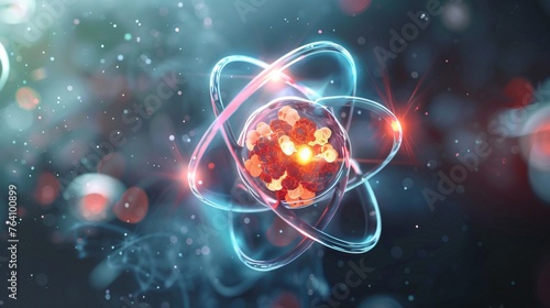 Anatomy of an atom detailed with labels a guided tour of its heartprotons neutronsunveiling the building blocks of existence