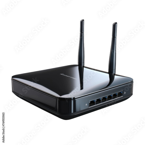 wireless router isolated on transparent background PNG