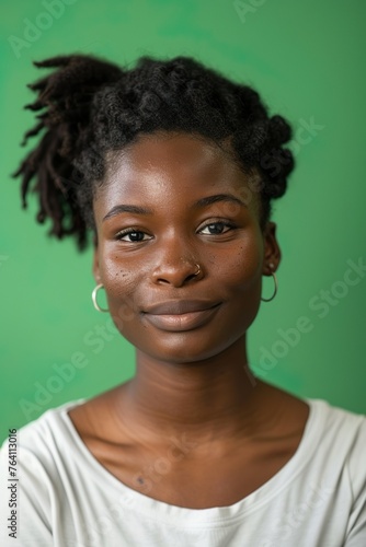 Retrato de chica africana. 