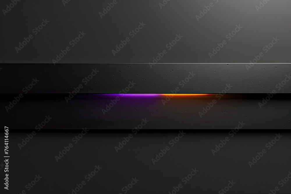 Minimalist geometric form in dark violet and amber small accents Minimalist geometric form in dark violet and amber small accents