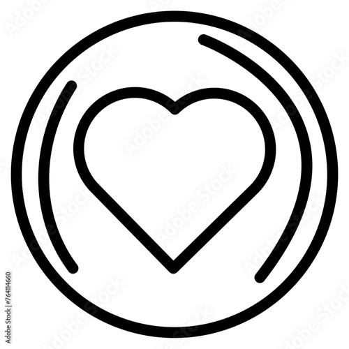 heart icon set