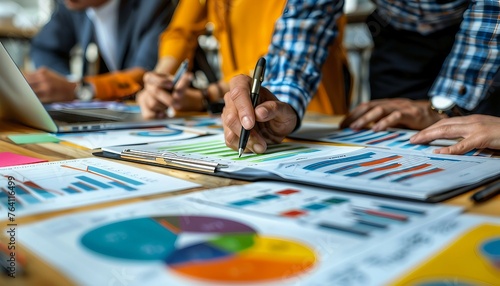 Resource Allocation and Budgeting, resource allocation and budgeting in project planning with an image depicting project managers allocating resources, AI photo