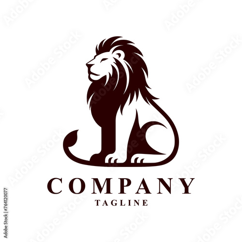 Lion logo: Epitomizes strength, courage, and leadership, symbolizing power and majesty in its iconic representation. photo