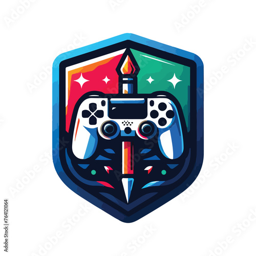 gaming t shirt and logo design