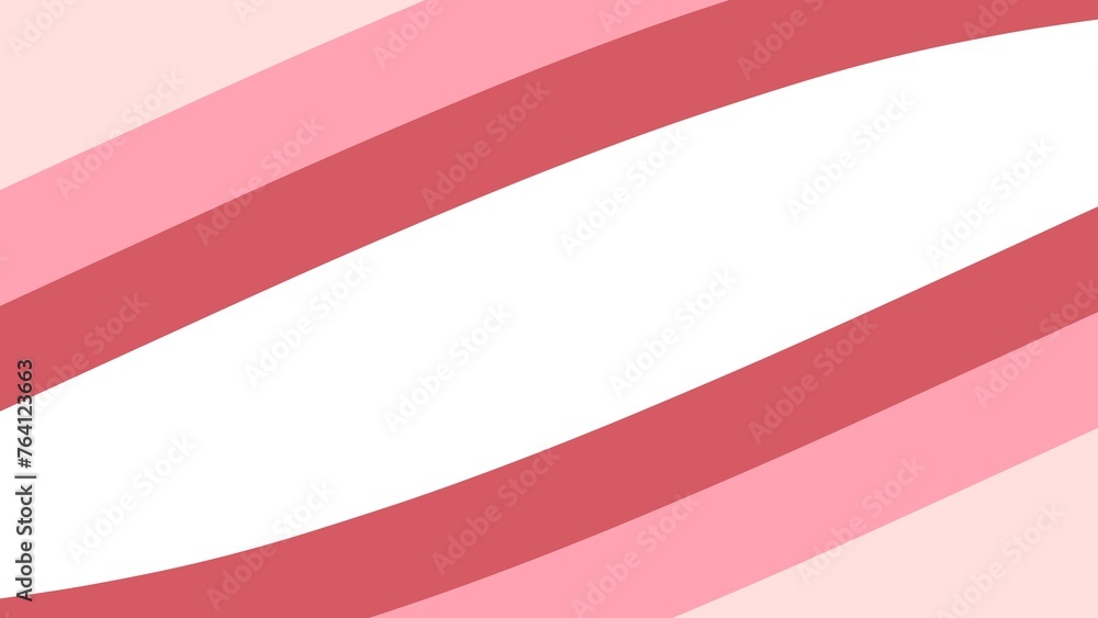 abstract pink white waves art