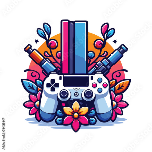 girl gaming t shirt design