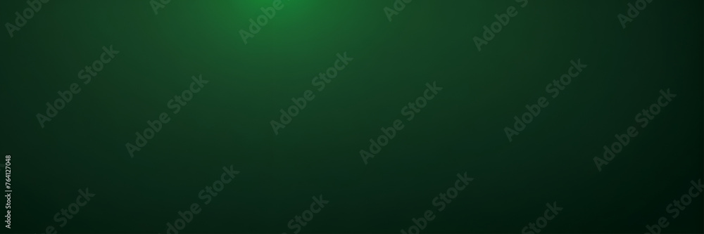 Dark green gradient background banner with empty space. Abstract green backdrop with smooth light transition and copy space. Dark green gradient background banner with empty space. Abstract green backdrop with smooth light transition and copy space.