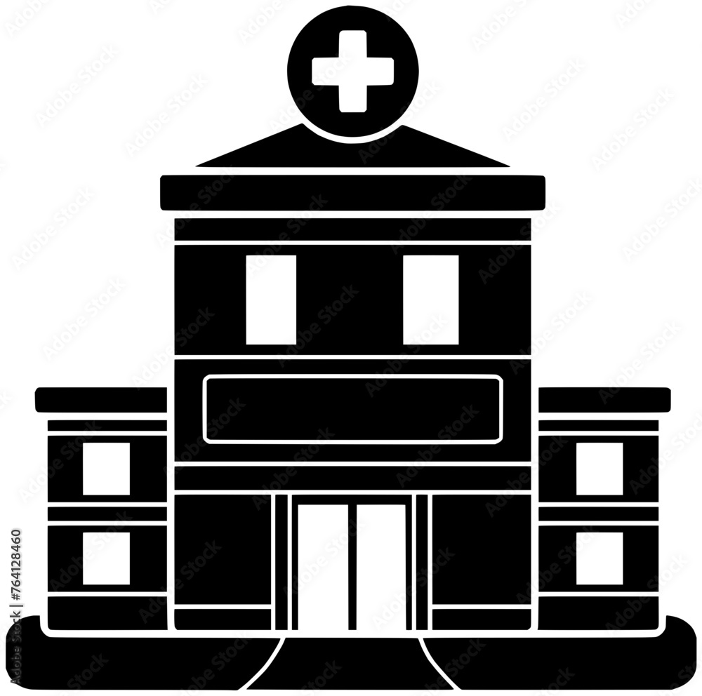 medicine illustration hospital silhouette clinic logo building icon medical outline emergency modern health architecture design exterior care doctor office shape healthcare treatment ambulance for medicine illustration hospital silhouette clinic logo building icon medical outline emergency modern health architecture design exterior care doctor office shape healthcare treatment ambulance for