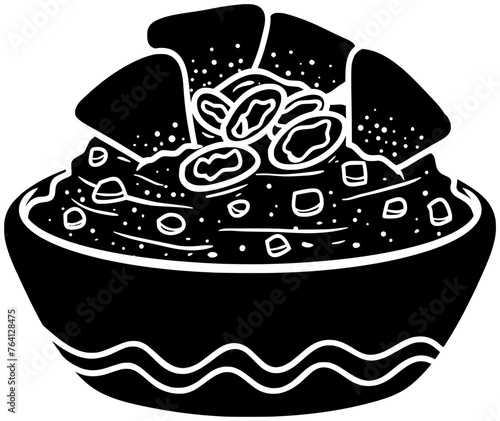 mexico illustration cooking silhouette food logo mexican icon meal outline kitchen pepper traditional hot sauce restaurant tortilla Chilaquiles Chili shape con carne Elote for vector graphic