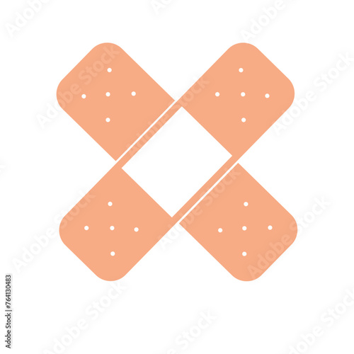 Medicine classic patch, Pharmacy plaster, vector illustration