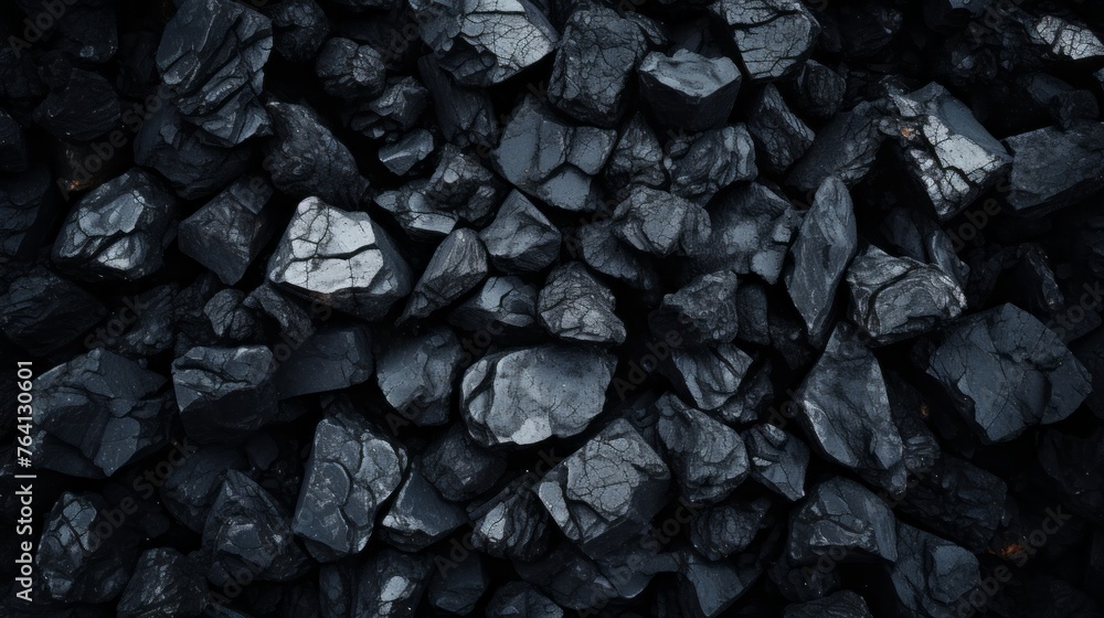 A close up of black rocks with a dark and moody atmosphere A close up of black rocks with a dark and moody atmosphere