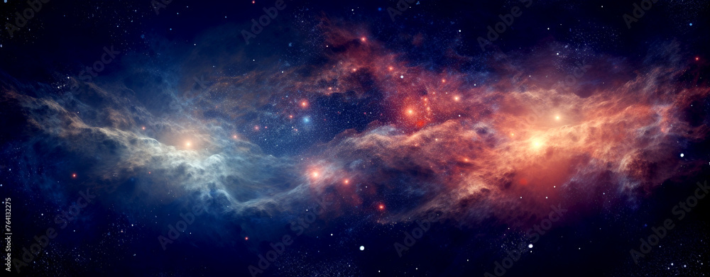 Infinite Universe - Mysterious Nebulous Galaxy - Astronomical Fantasy