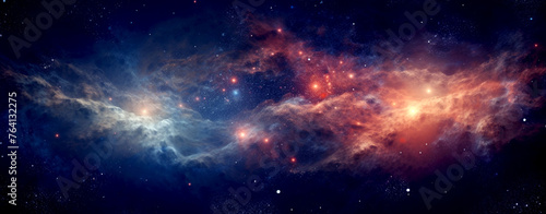 Infinite Universe - Mysterious Nebulous Galaxy - Astronomical Fantasy