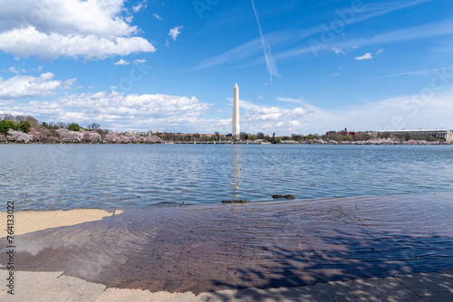 Photos Flooded sidewalks at the tidal basin in Washington DC