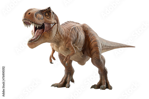 Tyrannosaurus rex dinosaur isolated on transparent background © kanurism